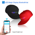 Miniatyrbild 2 av 5: LED Phone APP Styrd basebollhatt Scroll Message Display Black