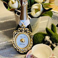 Miniatyrbild 8 av 8: Tryck För Champagne Knapp Ring Mini Tryck För Champagne Knapp A