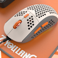 Miniatyrbild 1 av 5: Wired Mouse RGB Light Honeycomb Gaming Mouse USB Desktop A1
