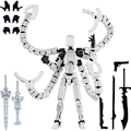 Miniatyrbild 1 av 8: Färdigmonterad 18.3cm T13 Actionfigur 3D-Printad Multi-ed A4