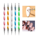 Miniatyrbild 2 av 5: Nagelverktyg - 7 Penslar & 5 Dotting Tools för Perfekt