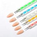 Miniatyrbild 3 av 5: Nagelverktyg - 7 Penslar & 5 Dotting Tools för Perfekt