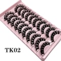 Miniatyrbild 2 av 2: 10-par Lösögonfransar - Set Natural Look Volume Lash - TK02