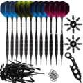 Dartset mjuka spetsar 18 g 12 pilar + 100 spetsar med verktyg