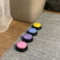 Miniatyrbillede 10 af 10: Lydknapper til hundetræning med optagelse, sæt med base + 4 knapper