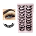 Miniatyrbild 1 av 2: 10-par Lösögonfransar - Set Natural Look Volume Lash - TK02