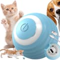 Interaktiv leksaksboll med LED & fjärrkontroll 4 cm USB för katt/hund