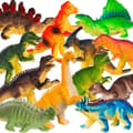 Dinosauriefigurer 12-pack PVC 8,5 cm leksaksfigurer