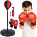 Boxningsset barn med boxningssäck, punchball & handskar, 70-104 cm