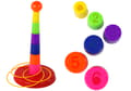 Ringkastspel Toss to the Target set med 6 koppar och 4 ringar