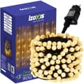 Valosarja 30 m 300 LED lämmin valkoinen 8 tilaa IP44 sisä-/ulkokäyttöön