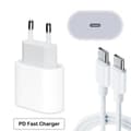Snabbladdare 20W USB-C 2m - Kompatibelt med Apple iPhone 2st