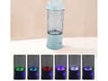 Miniatyrbillede 9 af 10: Bærbar USB-blender 600 ml blå 6 blad isknusfunktion Type-C