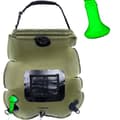Soldusch 20L bärbar duschpåse med temperaturindikator för camping