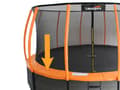 Fjäderskydd trampolin 305 cm, 28 cm bredd, PVC, passar LEAN SPORT BEST