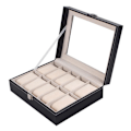 Miniatyrbild 1 av 3: Klockbox för 10 Klockor - Förvaring för Din Klockkollektion