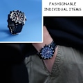 Miniatyrbild 8 av 11: Herrklockor Sport Wrist Boys Army Silicon Strap Quartz Watch C white One-size