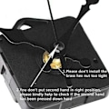 Miniatyrbild 9 av 11: Lång Visare Kvarts Klocka Urverk Mekanism Kit Batteri Motor A0T9 Drivs.2025
