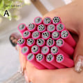 Miniatyrbild 10 av 11: 26-delad DIY-nagelkonststämpelpenna-set, konstpunkteringsverktygssats för pink01 26pcs