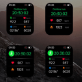 Miniatyrbild 9 av 11: F57L Smart Watch Kroppstemperatur Puls Blodsyreinformation gold F57L