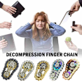 Miniatyrbild 2 av 11: Kugghjul Svänghjul Fingertopp Gyro Kedjor Fidget Spinner Met color-silver 1pcs