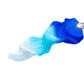 Miniatyrbild 6 av 11: Gradient Dubbelsidig satin Dans Fan Craft - 150 cm Längd för W gradient one size