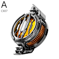 Miniatyrbild 1 av 11: BQLQBQLQ Magnetisk Telefonkylare Mobiltelefonkylare CX07 Telefonfläkt CX07 1 PCS