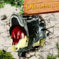 Miniatyrbild 4 av 11: 1 st Drake Ryter Trycker För Att Skaka Huvudet Dinosaurieleksaker Kreativ Teleskopisk Mekanisk Fjäder Z8T5