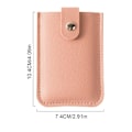 Miniatyrbild 2 av 11: 1x Multi-kortplatser Liten Damgåva PU Läder Kreditkorthållare NUK- pink one-size
