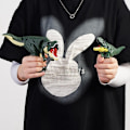 Miniatyrbild 11 av 11: 1 st Drake Ryter Trycker För Att Skaka Huvudet Dinosaurieleksaker Kreativ Teleskopisk Mekanisk Fjäder Z8T5