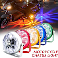 Miniatyrbild 10 av 11: Nya Färgglada Blinkande Motorcykel Elektrisk Lastbil Chassilampor LED-lampor D3K9 W3N6 Yellow One size