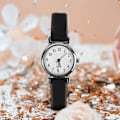 Miniatyrbild 11 av 11: Damklockor Dam Small Quartz Analog Klocka Mode Black One size