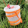 Miniatyrbild 10 av 11: Mesh Hushålls Fjärilbur Insektsbur Förvaringshink Växtbur K3C4 Grass green 1pcs