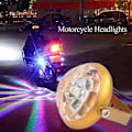 Miniatyrbild 3 av 11: Nya Färgglada Blinkande Motorcykel Elektrisk Lastbil Chassilampor LED-lampor D3K9 W3N6 Yellow One size