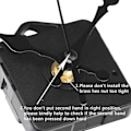 Miniatyrbild 5 av 11: Lång Visare Kvarts Klocka Urverk Mekanism Kit Batteri Motor A0T9 Drivs.2025