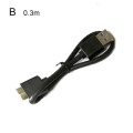 Miniatyrbild 7 av 11: USB3.0AM till MicroB mobil hårddisk Datakabel USB3.0 datakabel BLACKA 0.2M