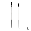 Miniatyrbild 1 av 11: PULUN Mini Silikon Spatlar Skrapor Utbyggbar Slicker Sked C black knife + spoon