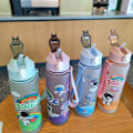 Miniatyrbild 9 av 11: Sommar Tecknad Astronaut Frostat Vattenflaska Studsande Lock Sugrörskopp, 800ml I5 pink 800ml