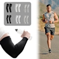 Miniatyrbild 3 av 11: 1 Par Kylande Armskydd UV Solskydd Sport Utomhus no hand cover black