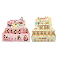 Miniatyrbild 5 av 11: Tecknad Labubu Resin Flocking Docka Blind Box Hänge Söta Bokväska Tillbehör Skrivbord Söta Roliga Små Ornament First generation 1pcs