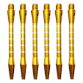 Miniatyrbild 1 av 11: 6 st Aluminiumlegering Dartpilar Harrows Dartstänger Blandad Färg gold one-size