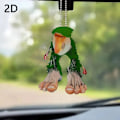 Miniatyrbild 6 av 11: 2025 Italiensk Brainrot Tung Tung Sahur Modell 2D-tryckta Akrylhängande Dekorationer För Bil P2a2 C One size