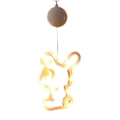 Miniatyrbild 11 av 11: 1 st Påskfönsterlampor Hängande Kanin Inomhus LED Sugkopp Hängande Lampa H7 egg Colorful light