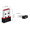Miniatyrbild 6 av 11: USB2.0 WiFi Trådlös Adapter Mini Nätverksdongel Adapter 150Mbps 802.11n P4W5