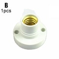 Miniatyrbild 1 av 11: 1/2/10PCS E14 Glödlampa Skruvlampa Fäst Bas Hållare U Skruv S white One-size 10pcs