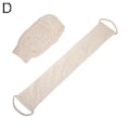 Miniatyrbild 1 av 11: Badhandske i bambufiber med skumgummirubb C8X3  white 1set