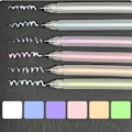 Miniatyrbild 7 av 11: Snabbtorkande Färg Roller Spot Lim Penna 2024 Ny Enkel Kontroll Precision Lim V9X9 Glue pen for core 1pcs
