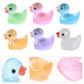 Miniatyrbild 2 av 11: 50 st Mini Anka Lys i Mörkret Mini Resin Figur Miniatyr Sce Transparent 50pcs