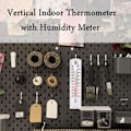 Miniatyrbild 4 av 11: 5 st Rumstermometer Inomhus Utomhus Termometer Analog Rum Inomhus Kontor-
