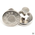 Miniatyrbild 1 av 11: 1 st Infällbara Jeansknappar, Justerbara, Avtagbara och Spikfria Metallknappar null H